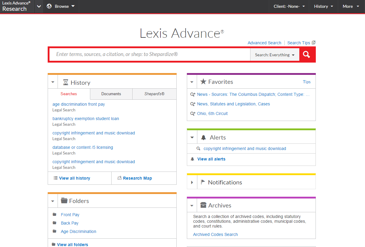 LexisNexis Launches New Features And Resources For Lexis Advance That 