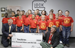 Young Marines receives $50,000 donation from GLOCK
