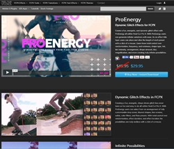 Pixel Film Studios FCPX ProEnergy Plugin.