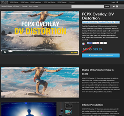 Pixel Film Studios FCPX Overlay DV Distortion Plugin.