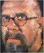 Chuck Close, Self-Portrait, 1997. Oil on canvas.  © Chuck Close, Courtesy Pace Gallery.