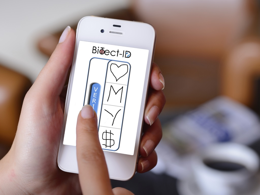 World’s First Biometric Password Mobile Security App Debuts on Kickstarter