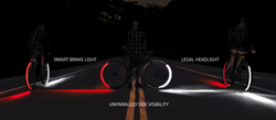 Revolights are a legal headlight, smart brake light and offer unparalleled side visibility.