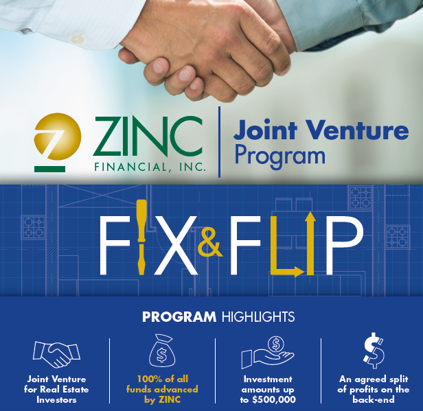 Zinc Financial Announces New Real Estate Joint Ventures Program For