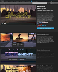 Pixel Film Studios Millennial Metropolis Plugin.