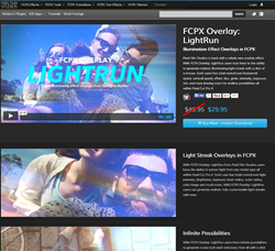 Pixel Film Studios FCPX Overlay Lightrun Plugin.