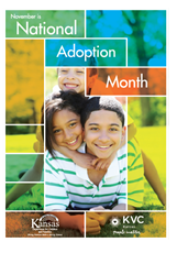 November is National Adoption Month - the Kansas Department for Children and Families and KVC Kansas