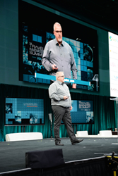 Hilmar Halldorsson, CEO, at on stage