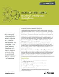 Big Challenges for Testing Today’s Wearable Devices