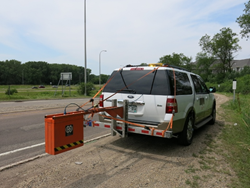 Infrasense high speed GPR for bridge deck condition scanning and pavement structure