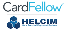 CardFellow logo and Helcim logo