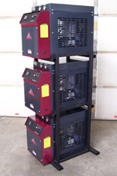 3 Accent Water Temperature Control Units with Custom Welded Rack