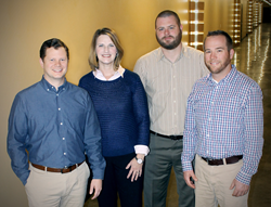 Greg Shelton, Janet Jakobe-Gray, Brandon Pipesh and Brian Johanning