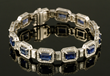 18K Sapphire and Diamond Bracelet