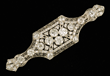 Vintage Platinum and Diamond Brooch