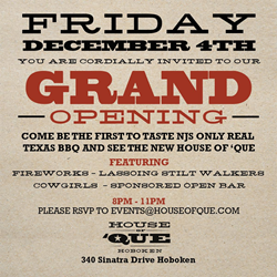 House of Que Grand Opening