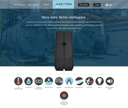 Junction is a small device designed to send you intelligence about your building that will help you manage more efficiently