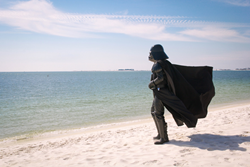 Vader on the beach