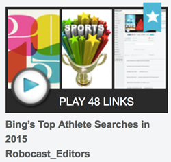 Tricon for the Robocast 33 Top Athletes Searched in 2015