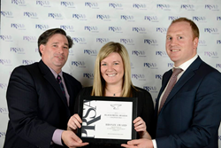 Ed McMasters, Mollie Neff, Sion Williams - FUSIONWRX first PRSA Award!