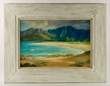 D. Howard Hitchcock (American, 1861-1943), roadside view of Hamerly, Hawaii, oil on canvas, dated 1899