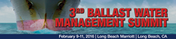 Infocast's 3rd Ballast Water Management Summit 2016