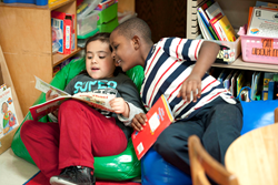 Children Reading in a CLI Classroom