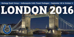 Colts London 2016 Travel Packages Available Now