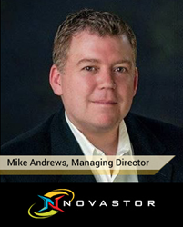 Mike Andrews, Managing Director at NovaStor Corp.