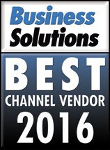 Best Channel Vendor 2016 Award Logo