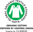 GOTS Certification for Organic Cotton Yarn Uses in all Grund Organic Cotton Rugs