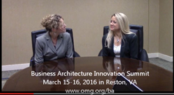 video invitation to Business Architecture Summit – March 14-15, 2016 in Reston, VA