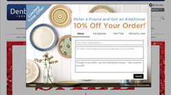 Refer-a-friend screenshot_Denby USA_Powered by ShopSocially