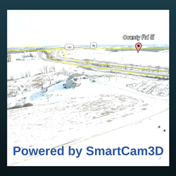 Augmented reality overlays for highways and roads.