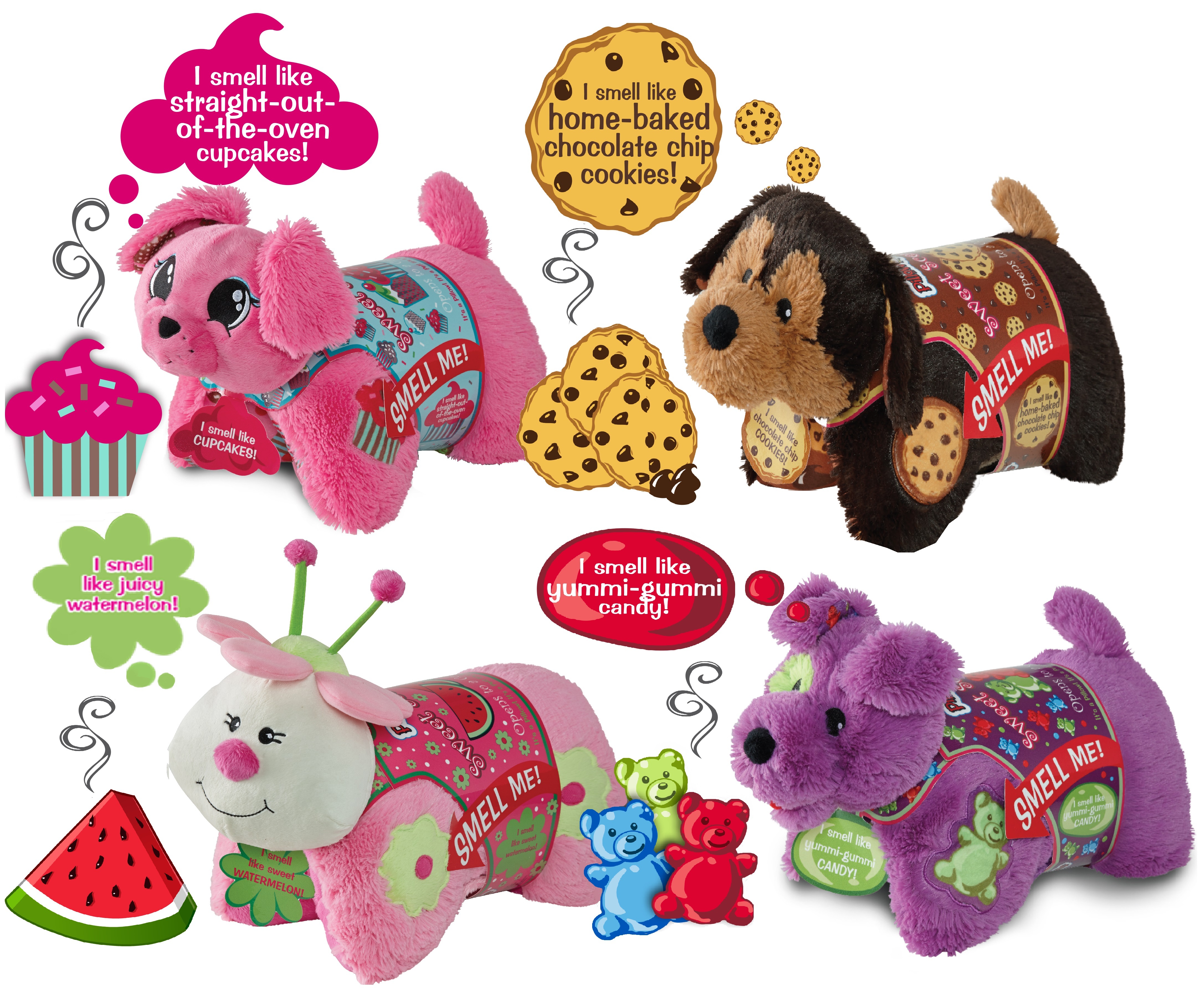 New Sweet Scented Pets Will Make Kids Hungry For Pillow Pets Toys