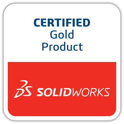 CETOL 6σ 3-D tolerance analysis software solution recognized by SolidWorks as a Certified Gold Product