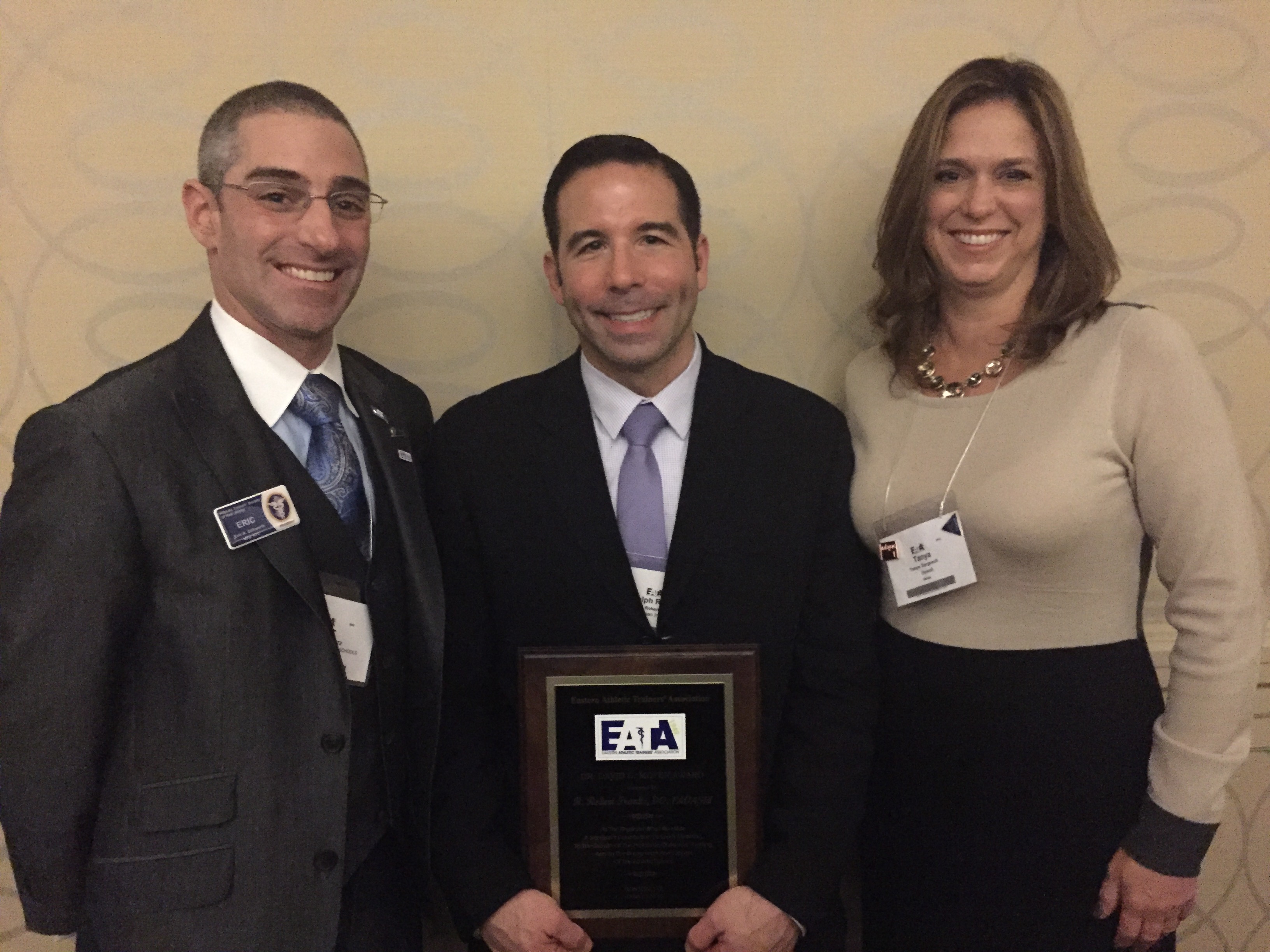 Athletic Trainers’ Society of New Jersey Applauds January Award Winners