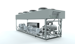Azanechiller 2.0 energy efficient low charge ammonia cooling