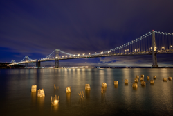 San Francisco Bay at night
