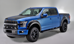 The pre-title 2016 ROUSH F-150 SC is now available for purchase at ROUSH dealerships in federal emissions states not governed by the California Air Resources Board (CARB) regulations.