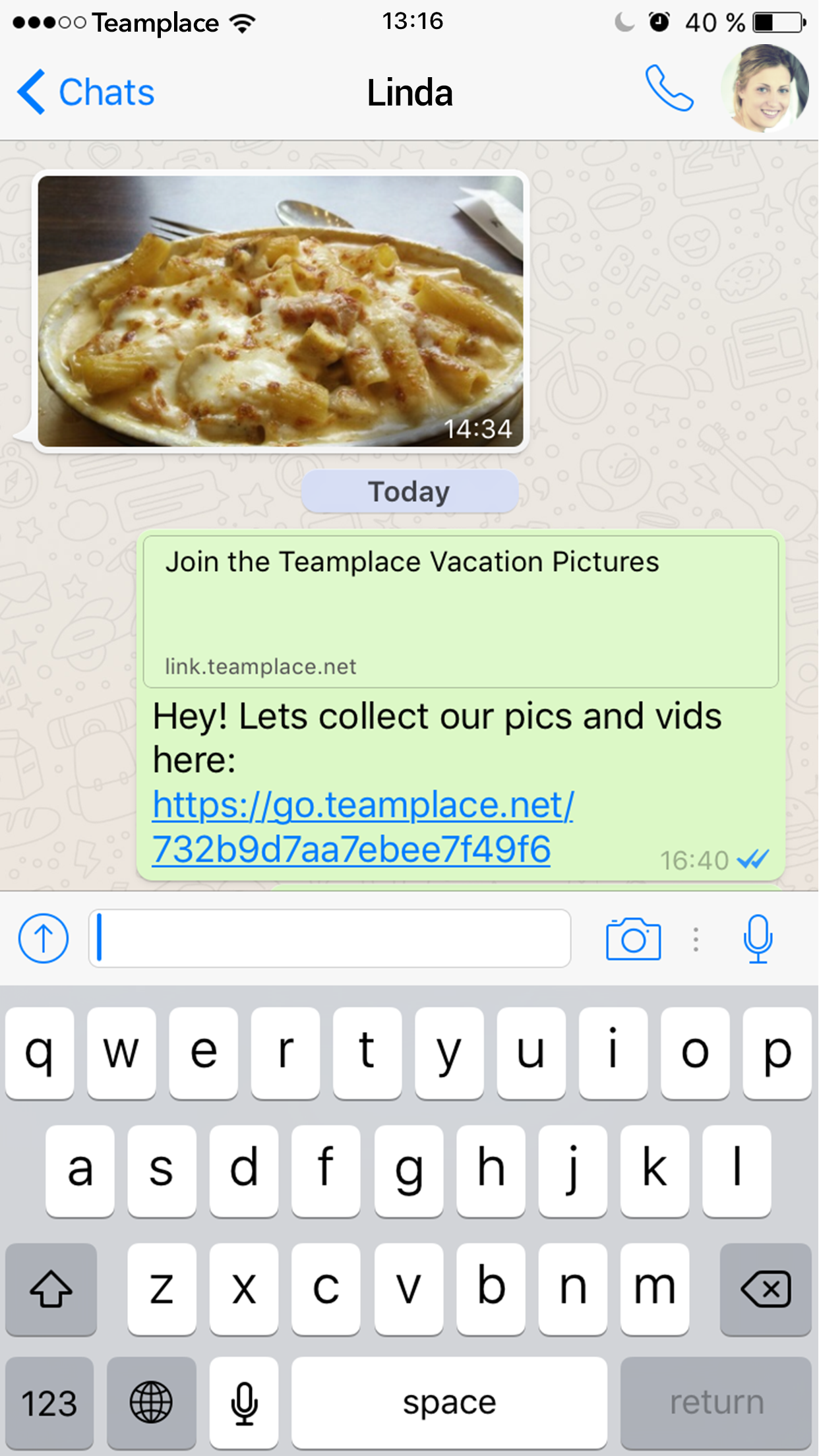 Teamplace Allows WhatsApp & Facebook Groups to Share Images ...