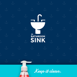 The Bathroom Sink. Keep It Clean.