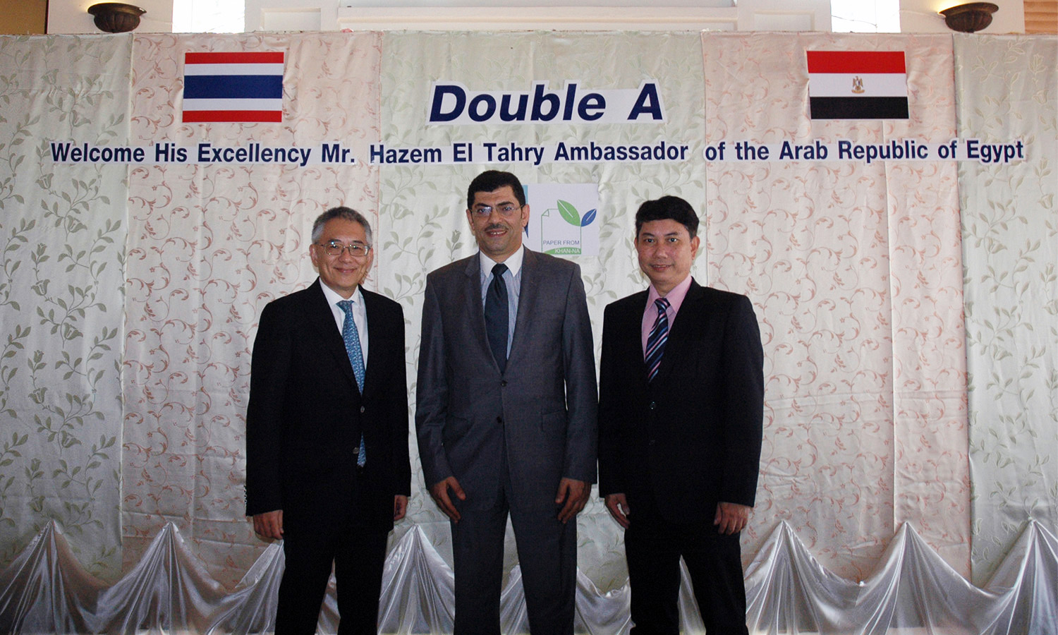 His Excellency Ambassador Of Egypt To Thailand Visits Double A Factory ...