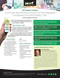 Morf Playbook CAPA course on mobile devices