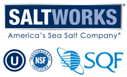 Saltworks is SQF certified level 2 with an Excellent rating.