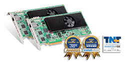 Matrox Mura IPX Series 4K capture and IP encoder & decoder cards wins three industry awards at ISE 2016