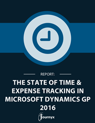 2016 State of Time and Expense Tracking for Microsoft Dynamics GP