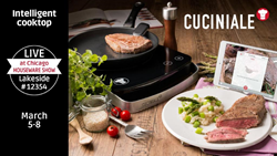 Debut of Cuciniale intelligent cooktop and gourmet sensor at the Chicago Housewares Show 2016