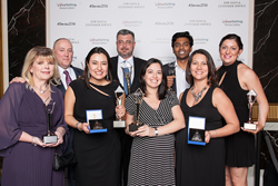 A group of Stevie Award winners.