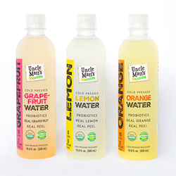 Uncle Matt’s New Cold Pressed, Fruit Infused Probiotic Waters